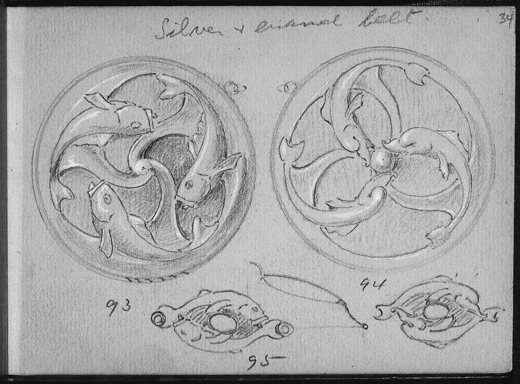 An Edgar Simpson opal set buckle - Image 5