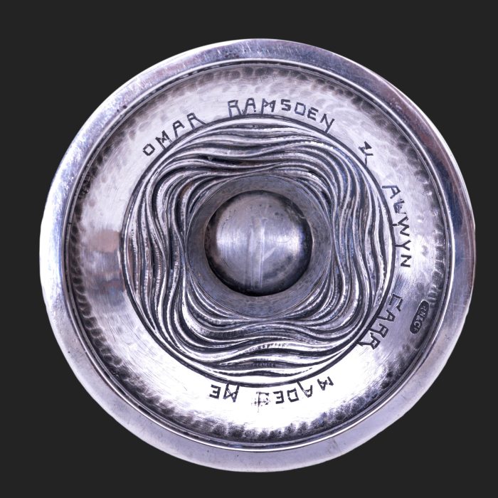An exceptional Ramsden & Carr silver wine goblet with enamel - Image 6