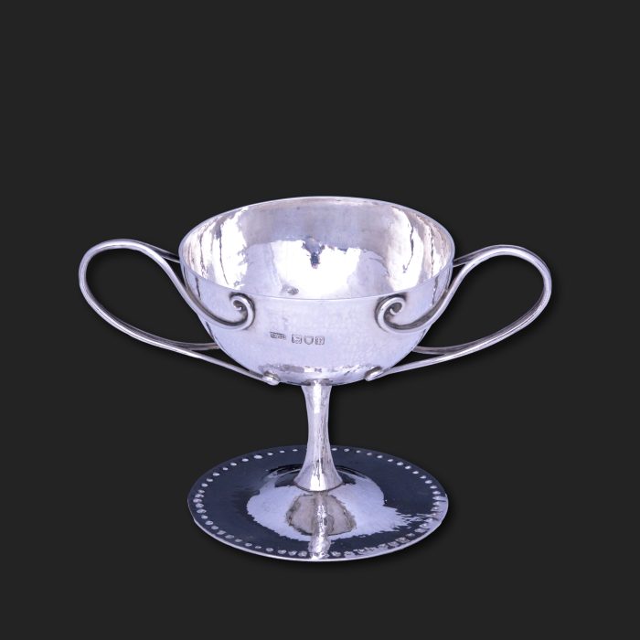 A two handled footed bowl by Charles Ashbee for the Guild of Handicraft - Image 2