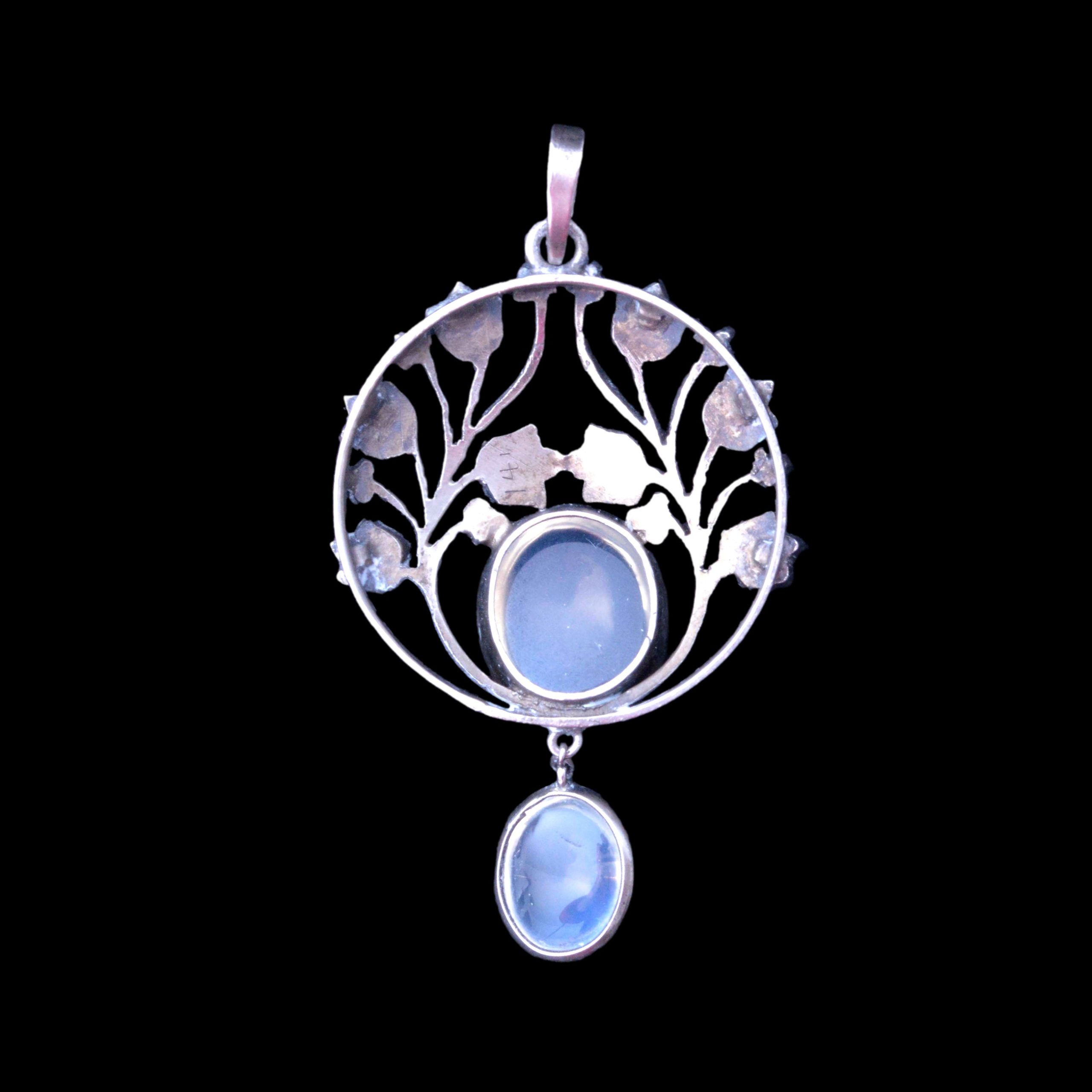A Jessie King for Liberty silver and moonstone pendant - Image 3