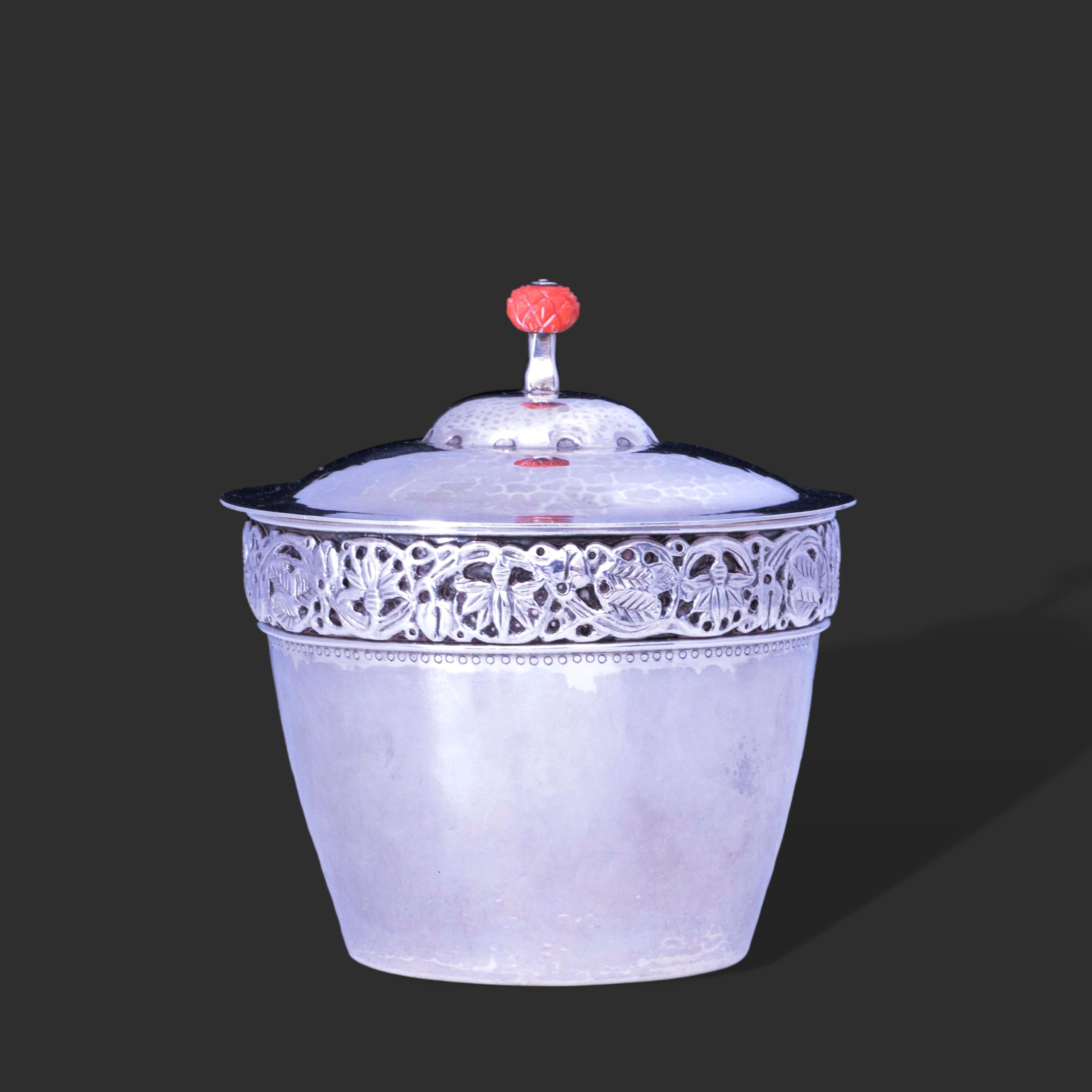 An Edward Spencer for the Artificers Guild silver tea caddy - Image 2